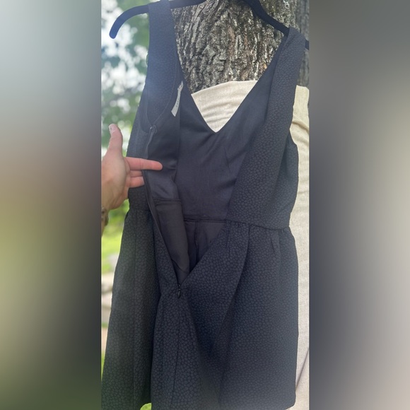 *VINTAGE* LUSH black romper … wrap mini skort size small - Picture 10 of 16